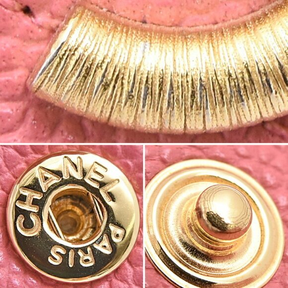 CHANEL Authentic Pink Caviar Leather Wallet - Picture 9 of 10